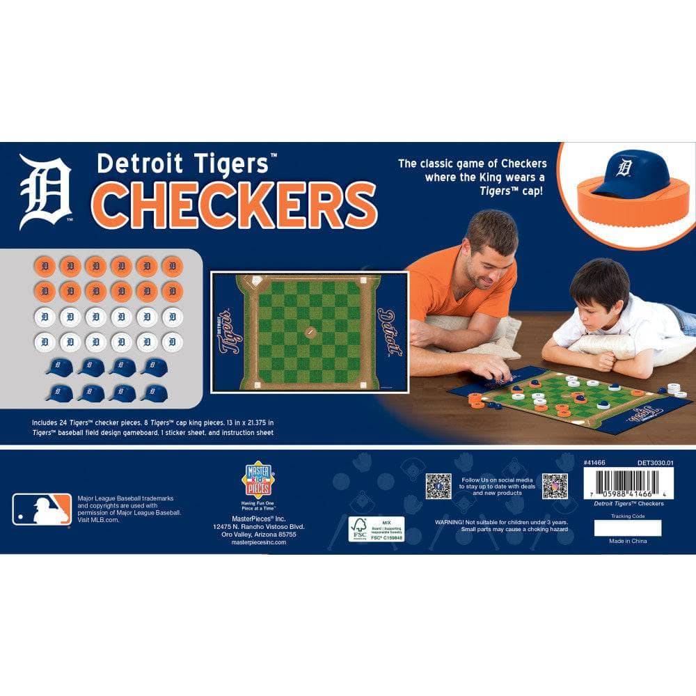 Detroit Tigers Checkerboard Game