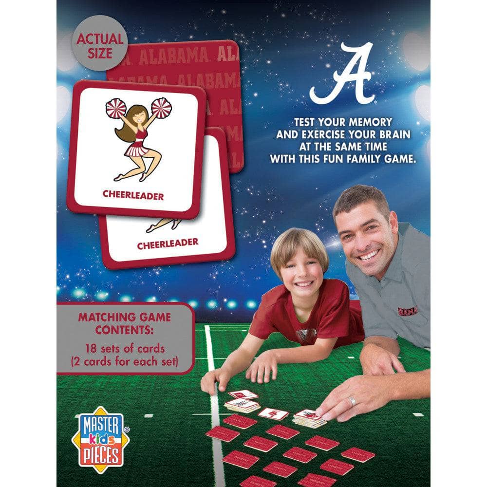 Alabama Crimson Tide Memory Match Game - Sports Gifts, Sports Memorabilia, Sports Collectibles, Fan Shop