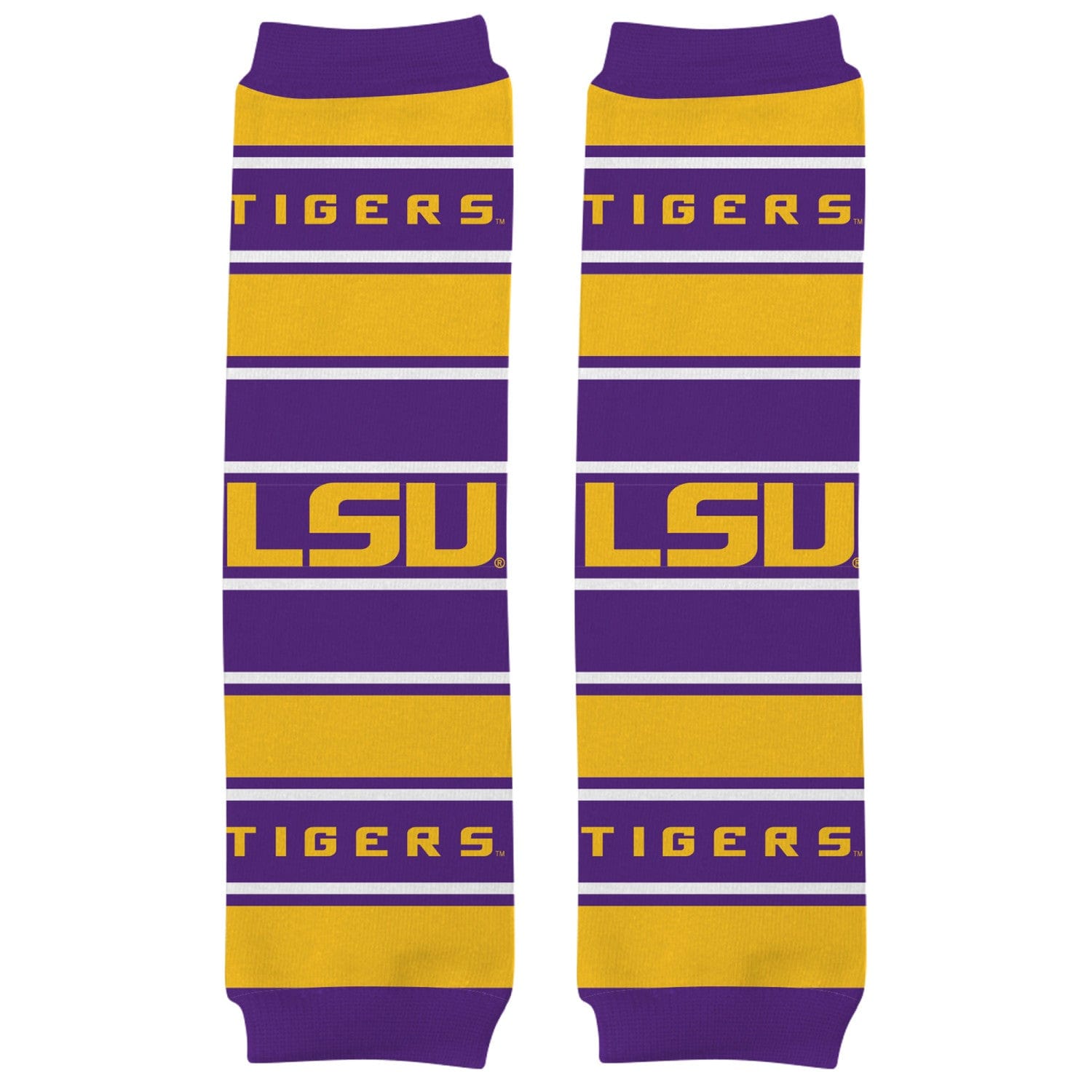 LSU Tigers Baby Leg Warmers - Adorable Team Spirit for Little Fans - Sports Gifts, Sports Memorabilia, Sports Collectibles, Fan Shop