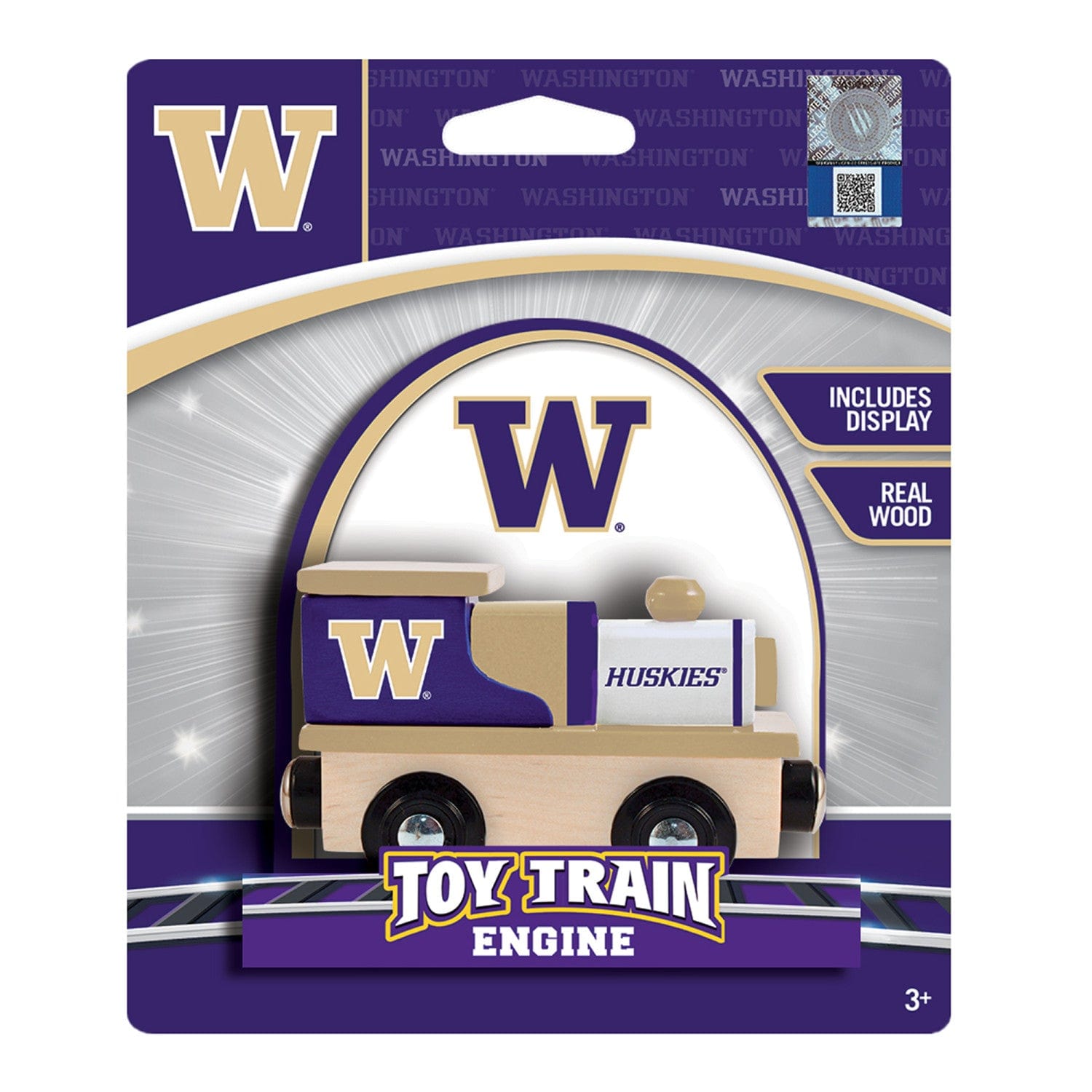 Washington Huskies Toy Train Engine - Sports Gifts, Sports Memorabilia, Sports Collectibles, Fan Shop