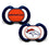 Denver Broncos Pacifier 2-Pack for Little Fans
