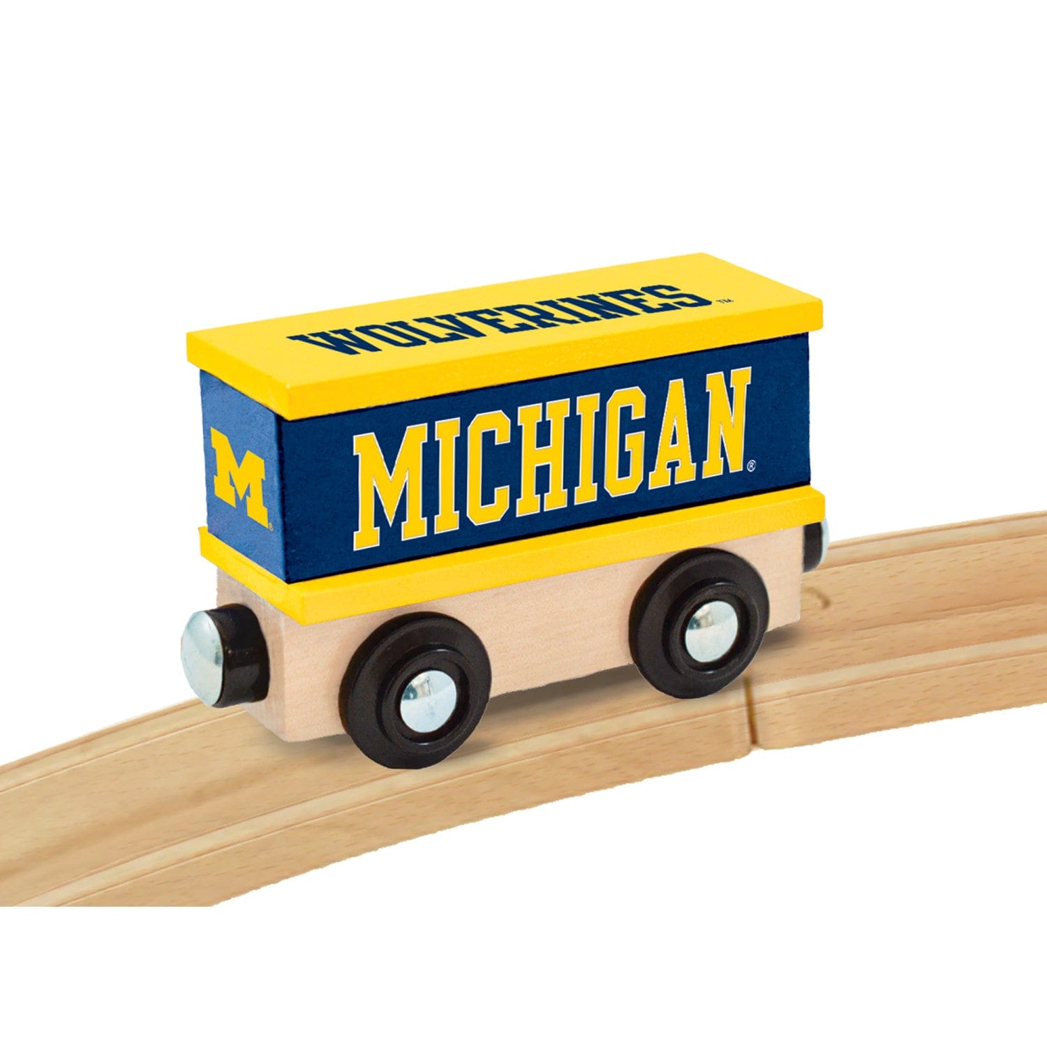 Michigan Wolverines Toy Train Box Car - Officially Licensed NCAA Merchandise - Sports Gifts, Sports Memorabilia, Sports Collectibles, Fan Shop