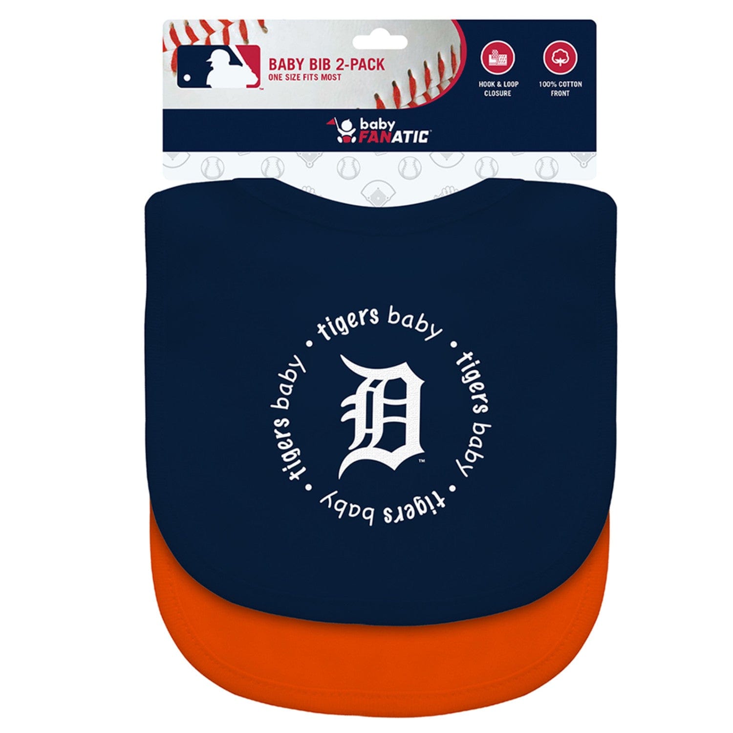 Detroit Tigers Baby Bibs 2-Pack – Perfect for Little Fans! - Sports Gifts, Sports Memorabilia, Sports Collectibles, Fan Shop