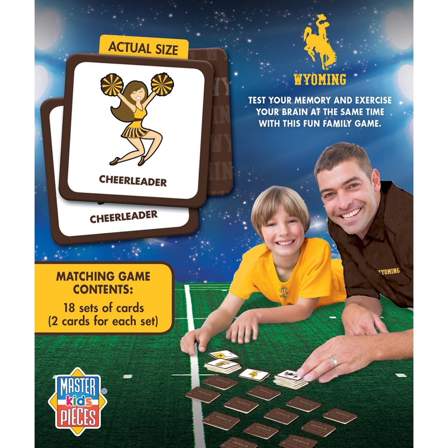 Wyoming Cowboys Memory Match Game - Sports Gifts, Sports Memorabilia, Sports Collectibles, Fan Shop
