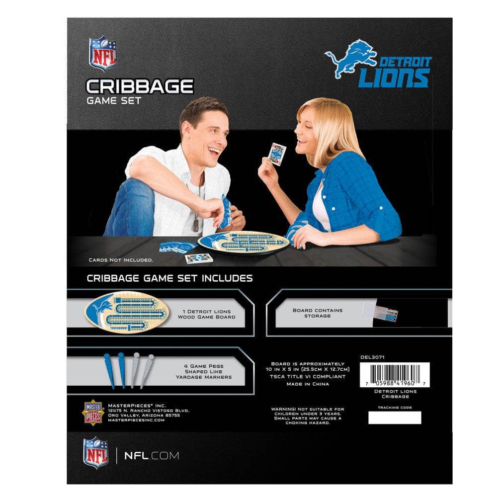 Detroit Lions Cribbage Board Game
