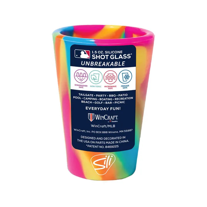 NFL SILI SHOT SB60 DUELING Shot Glass - Rainbow - Sports Gifts, Sports Memorabilia, Sports Collectibles, Fan Shop