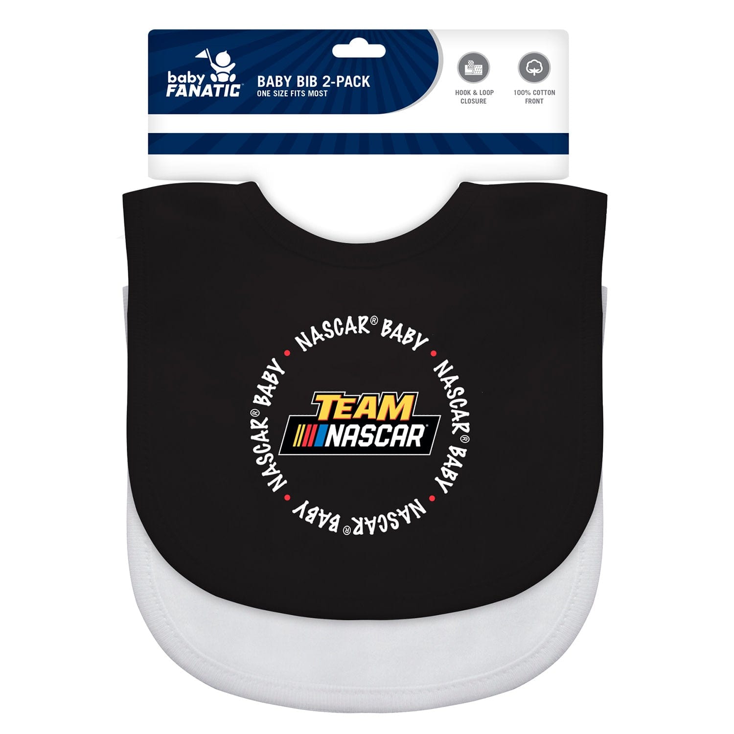 NASCAR Baby Bibs 2-Pack: Race-Ready Feeding Gear for Little Fans - Sports Gifts, Sports Memorabilia, Sports Collectibles, Fan Shop