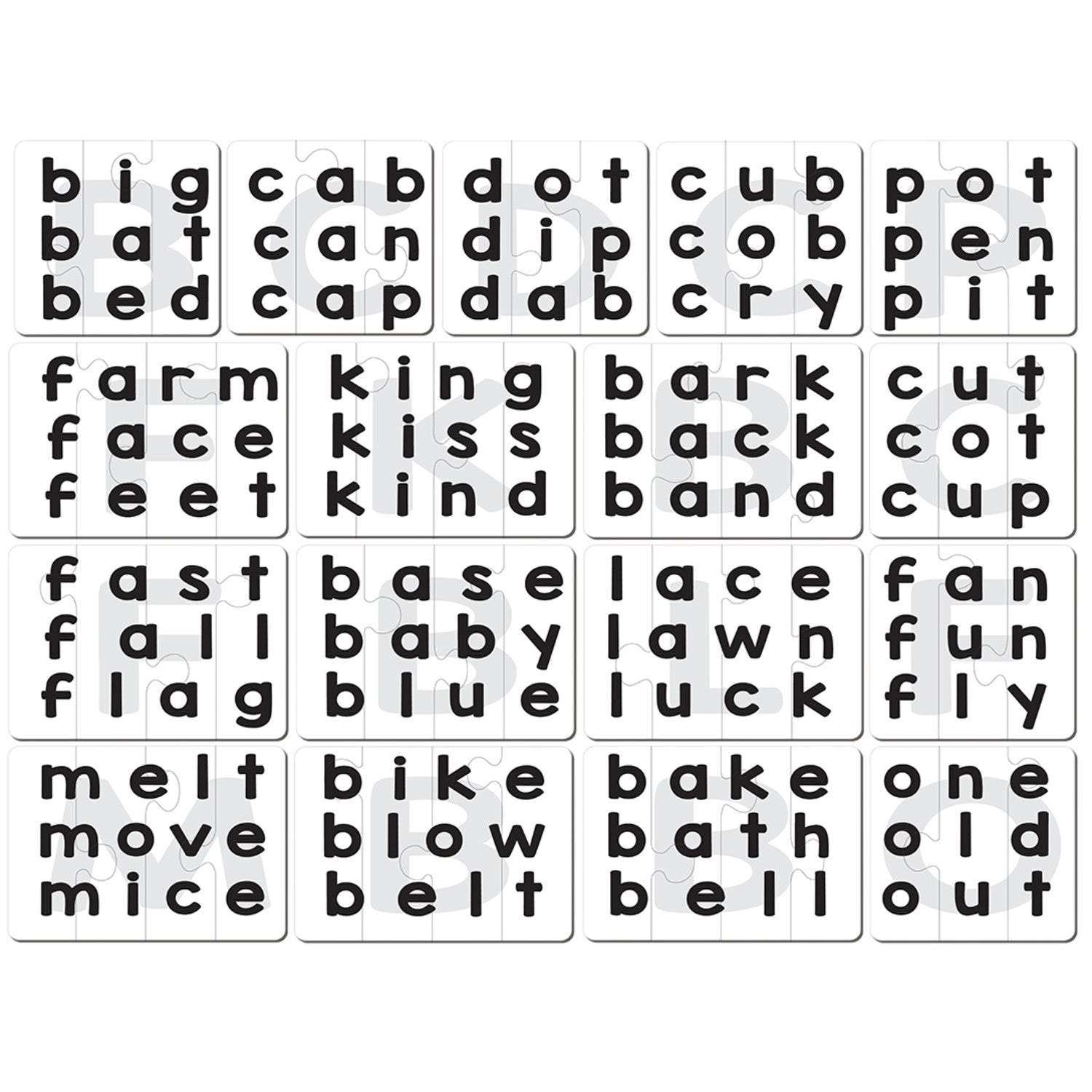 Spelling - Educational Matching Jigsaw Puzzles - 757 Sports Collectibles