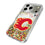 Calgary Flames Confetti Glitter Phone Case