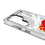 Calgary Flames Ice Stripe Clear Phone Case for Samsung Galaxy