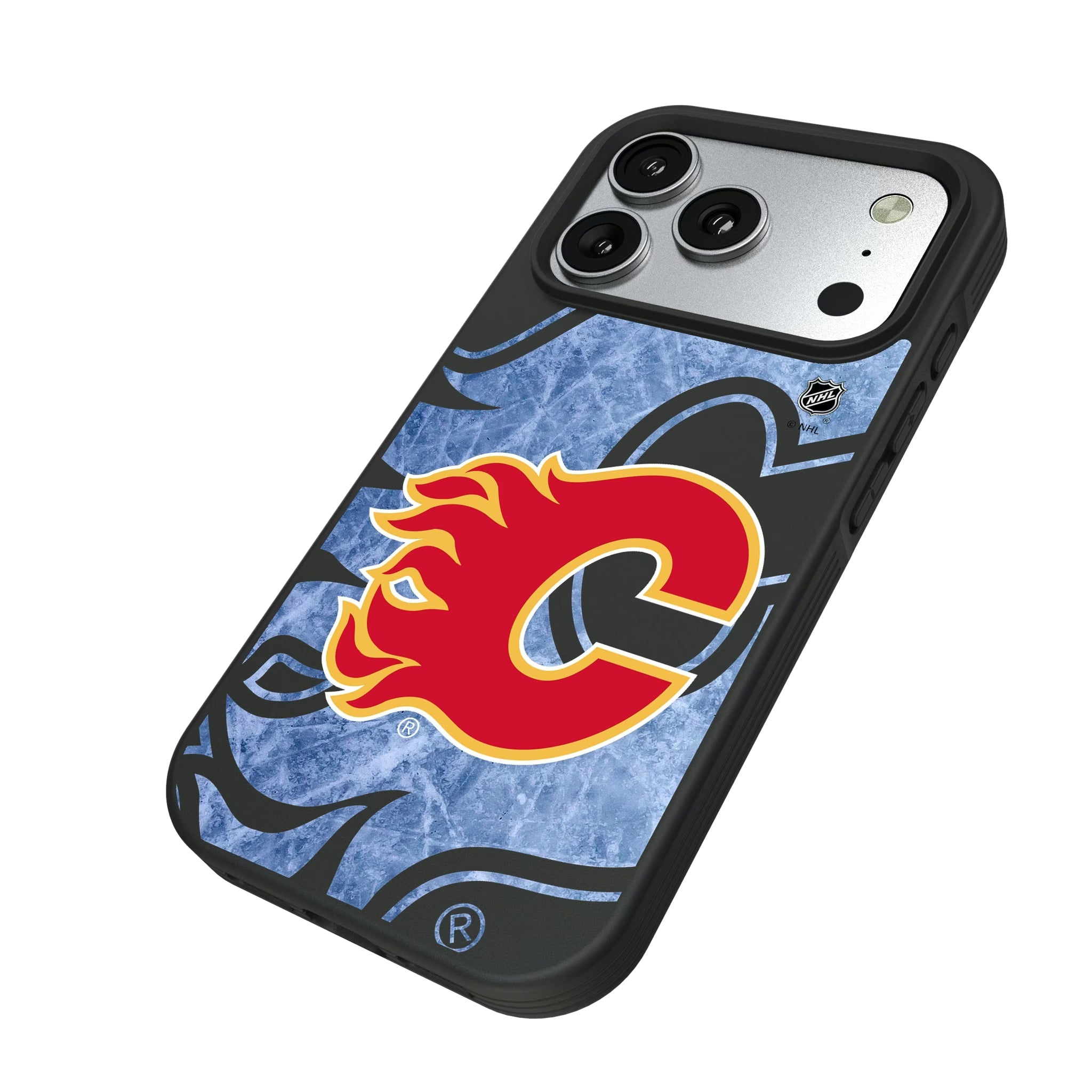 Calgary Flames Ice Tilt Bump Phone Case - Sports Gifts, Sports Memorabilia, Sports Collectibles, Fan Shop