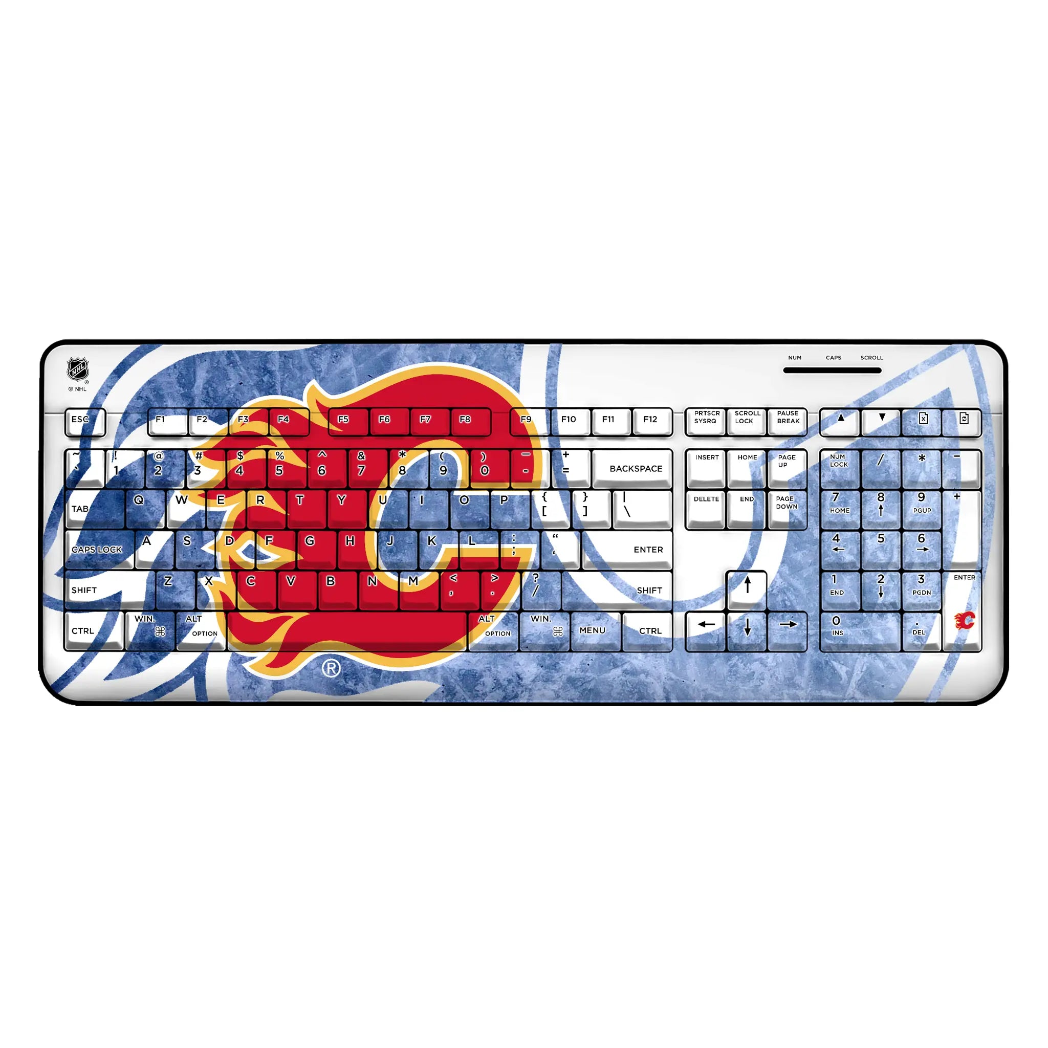 Calgary Flames Ice Tilt Wireless USB Keyboard