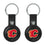 Calgary Flames Insignia Black Airtag Holder 2-Pack