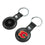 Calgary Flames Insignia Black Airtag Holder 2-Pack