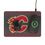 Calgary Flames Linen 15-Watt Wireless Charger and Mouse Pad
