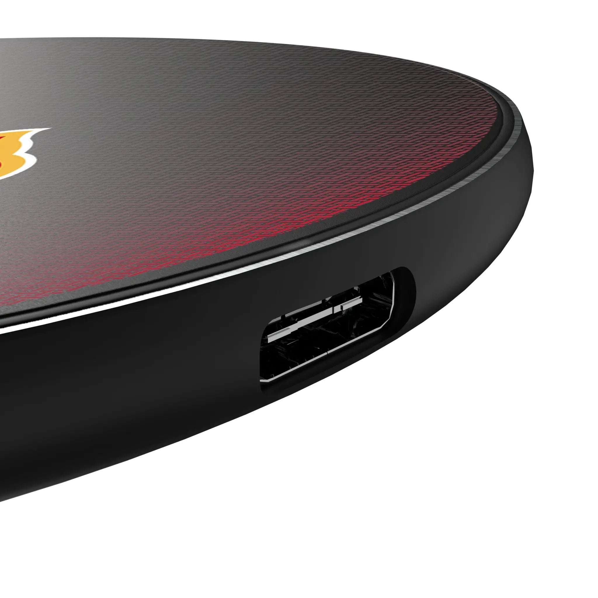 Calgary Flames Linen 15-Watt Wireless Charger