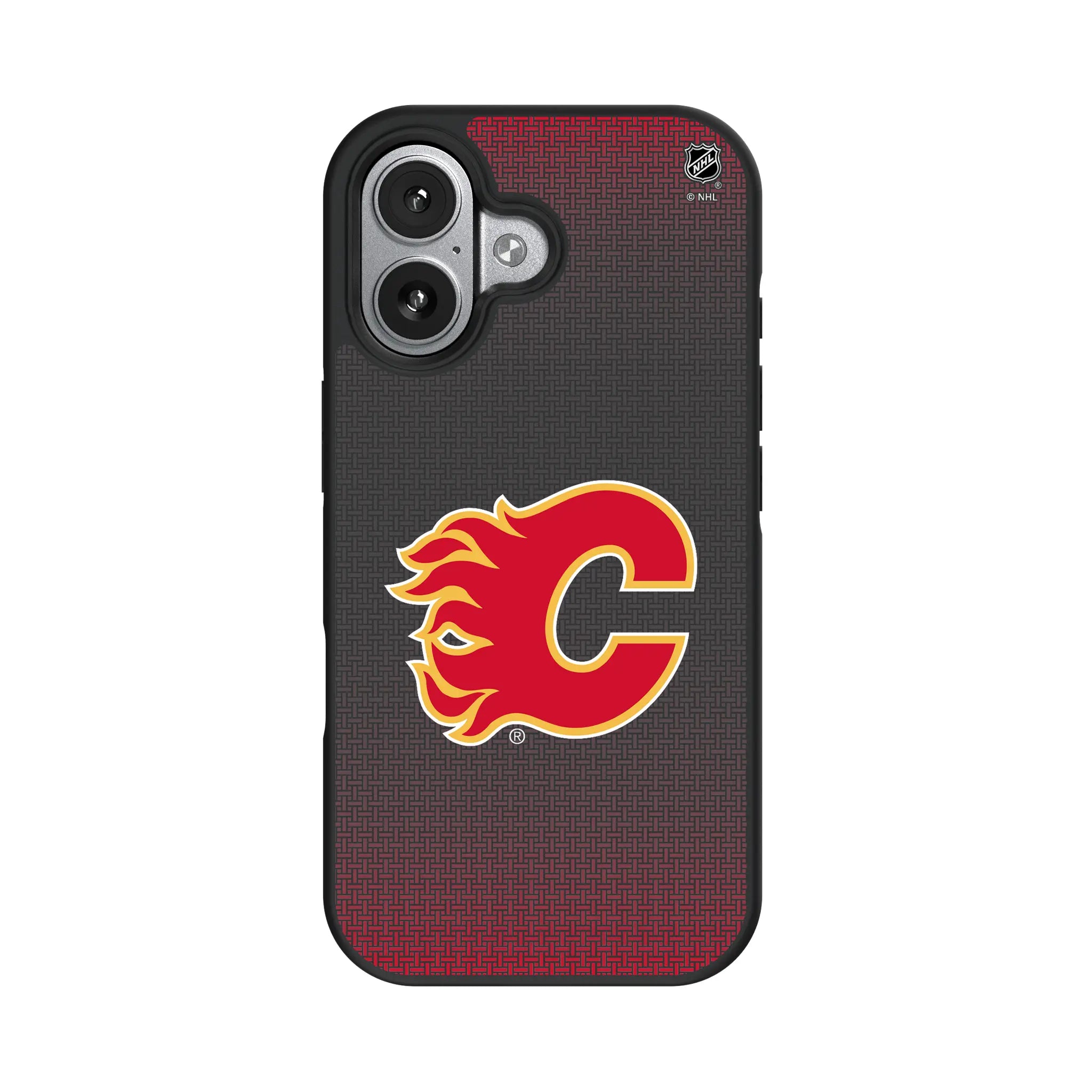 Calgary Flames Linen Bump Phone Case