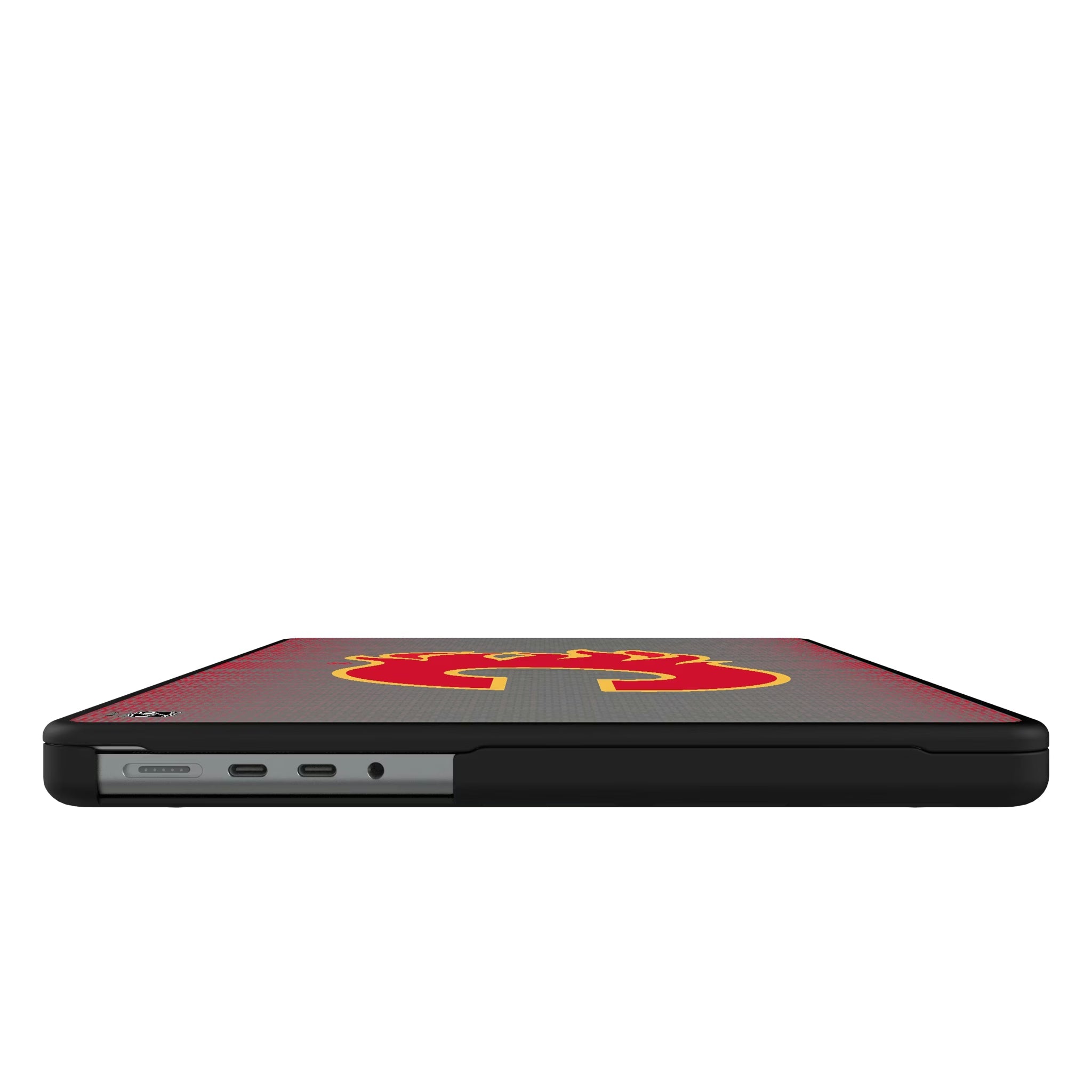 Calgary Flames Linen Laptop Case for Apple MacBook - Sports Gifts, Sports Memorabilia, Sports Collectibles, Fan Shop