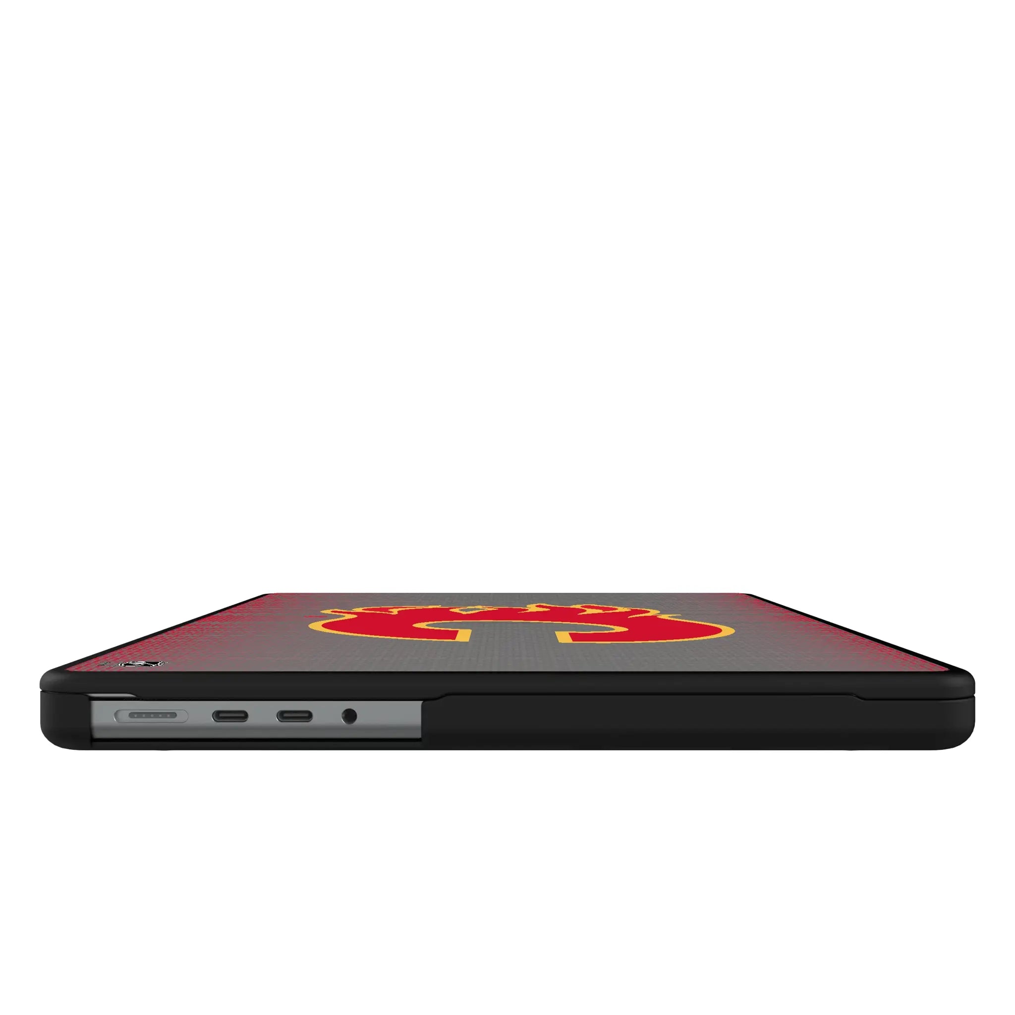 Calgary Flames Linen Laptop Case for Apple MacBook