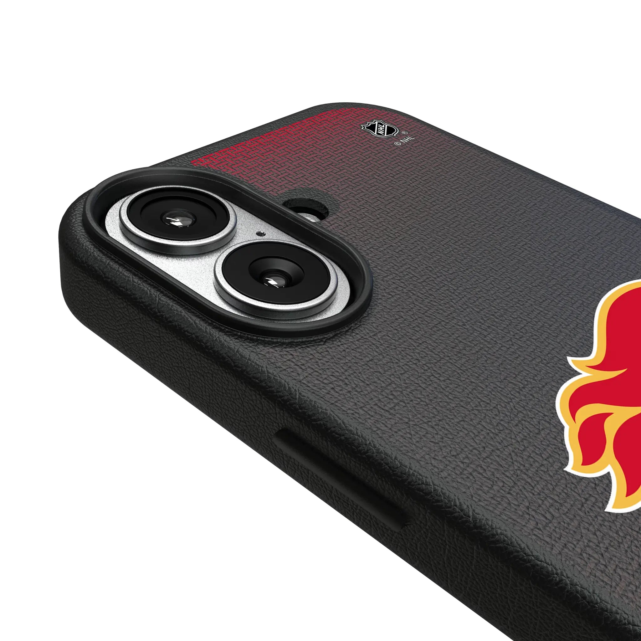 Calgary Flames Linen MagSafe Compatible Phone Case for Apple iPhone