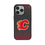 Calgary Flames Linen MagSafe Compatible Phone Case for Apple iPhone