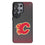 Calgary Flames Linen MagSafe Compatible Phone Case for Samsung Galaxy