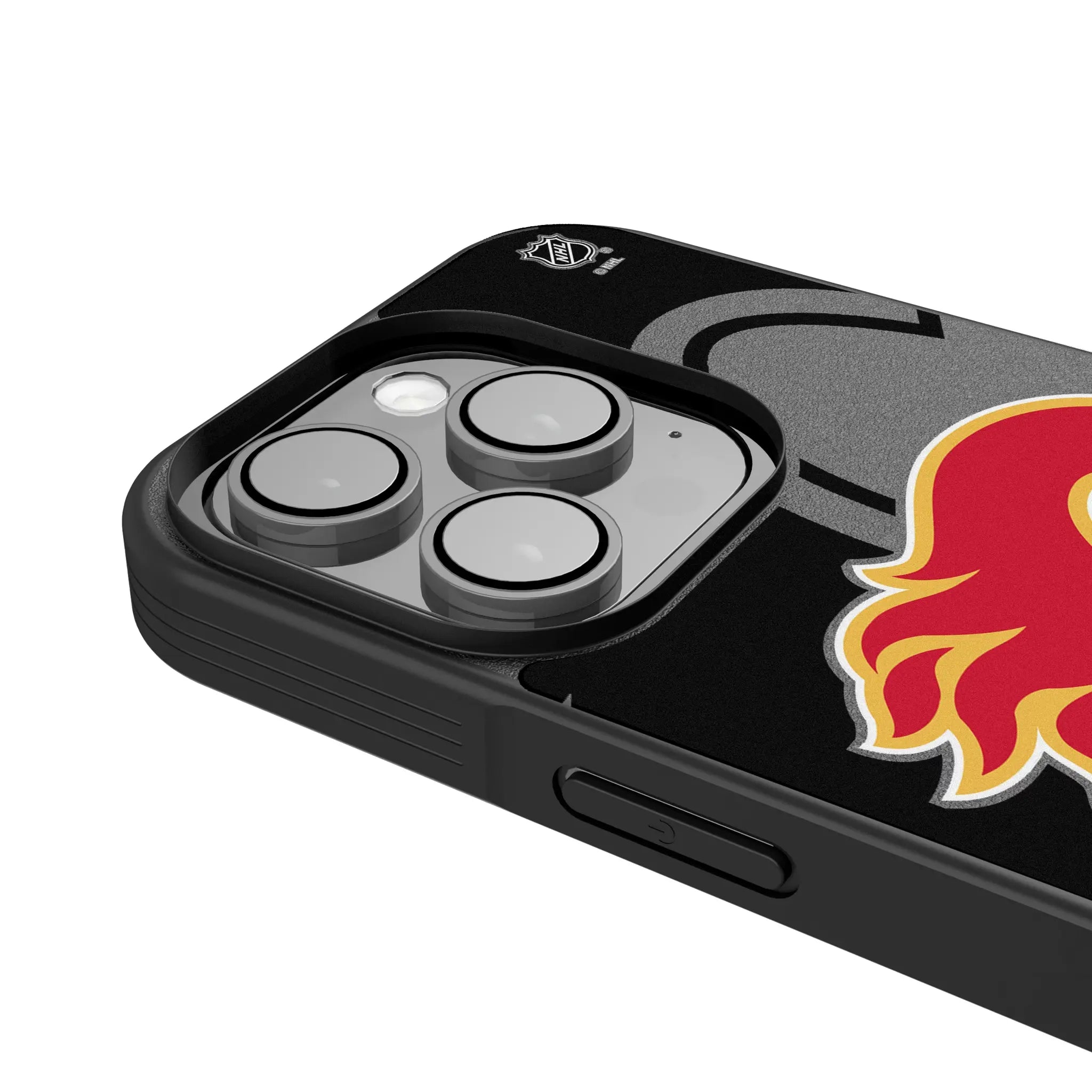 Calgary Flames Monocolor Tilt Bump Phone Case