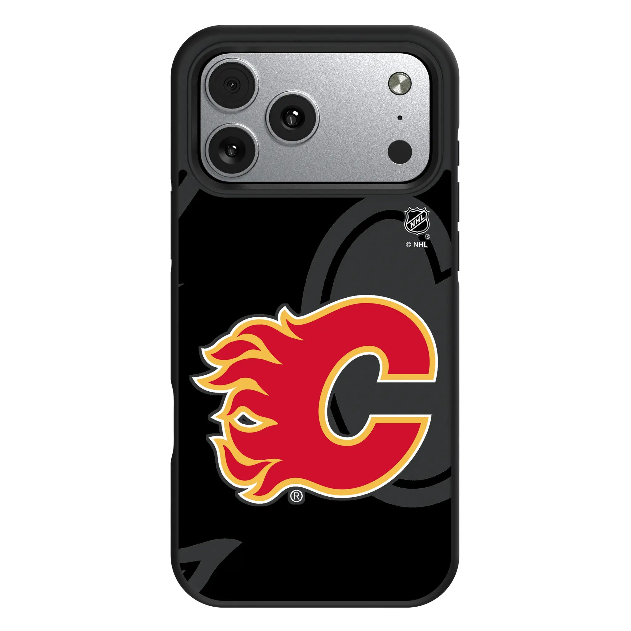 Calgary Flames Monocolor Tilt Bump Phone Case