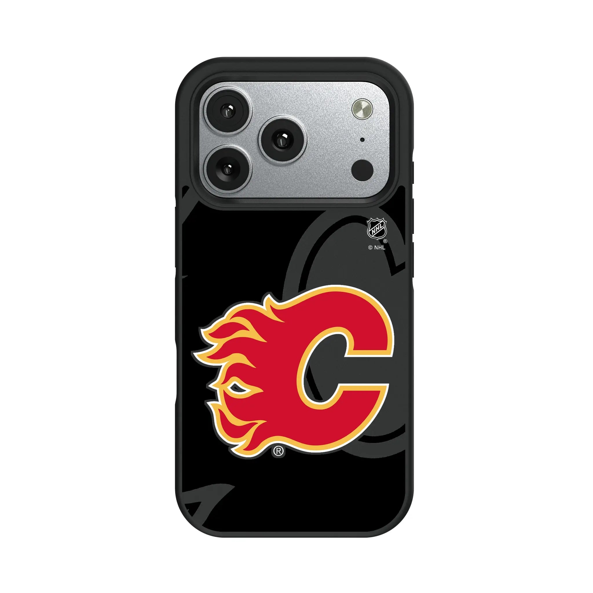 Calgary Flames Monocolor Tilt Bump Phone Case