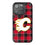 Calgary Flames Plaid Bling Phone Case