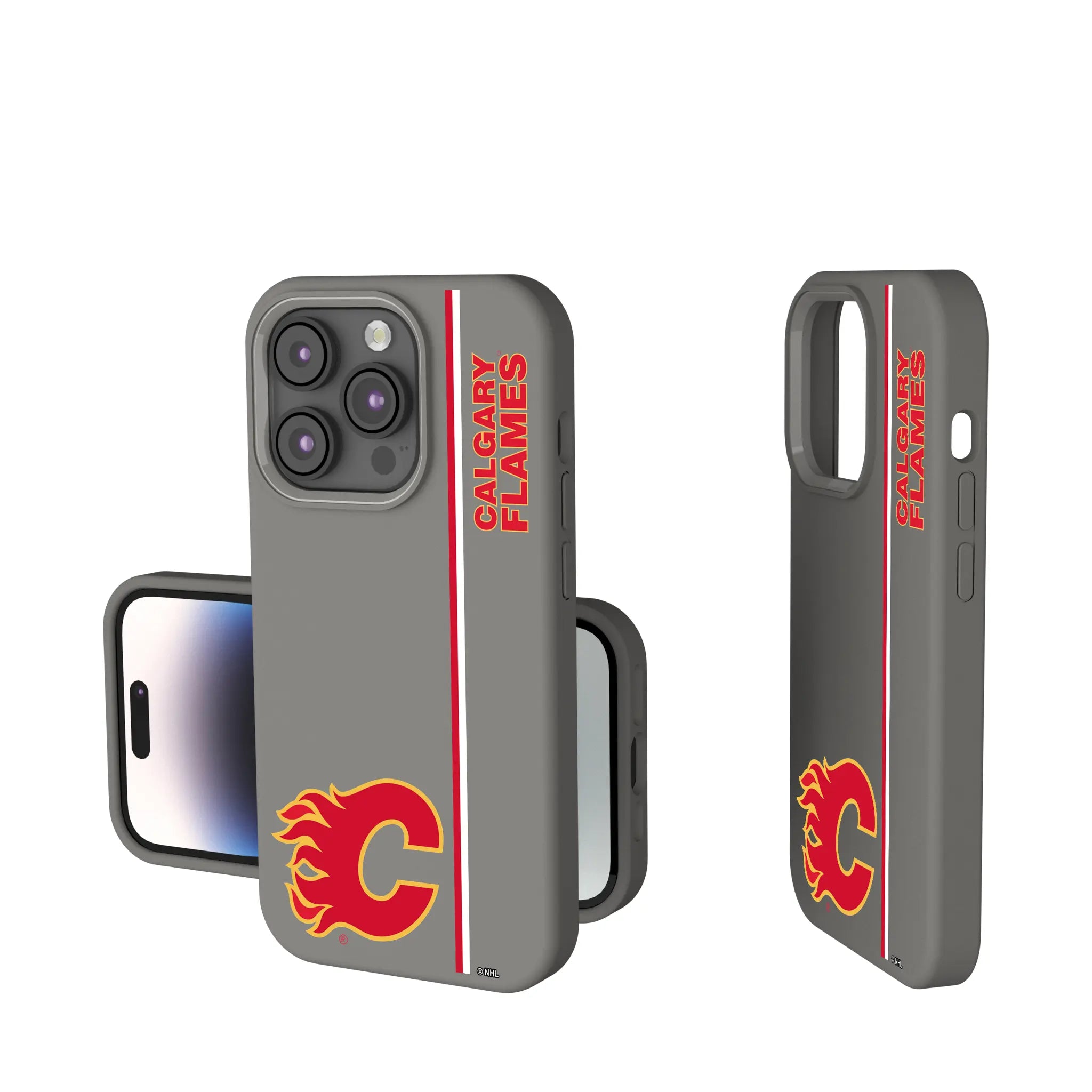 Calgary Flames Sidebar Soft Touch Phone Case