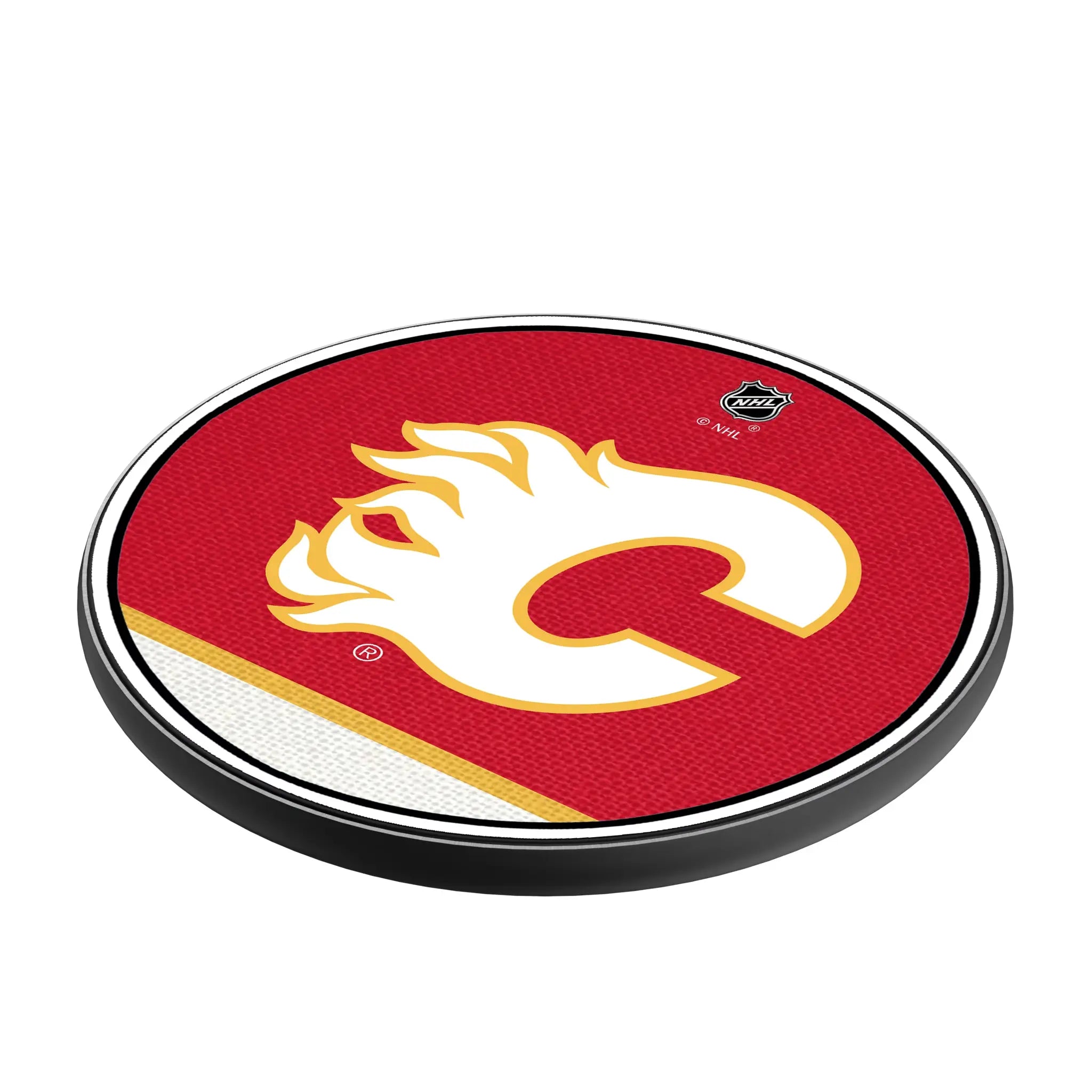 Calgary Flames Stripe 15-Watt Wireless Charger