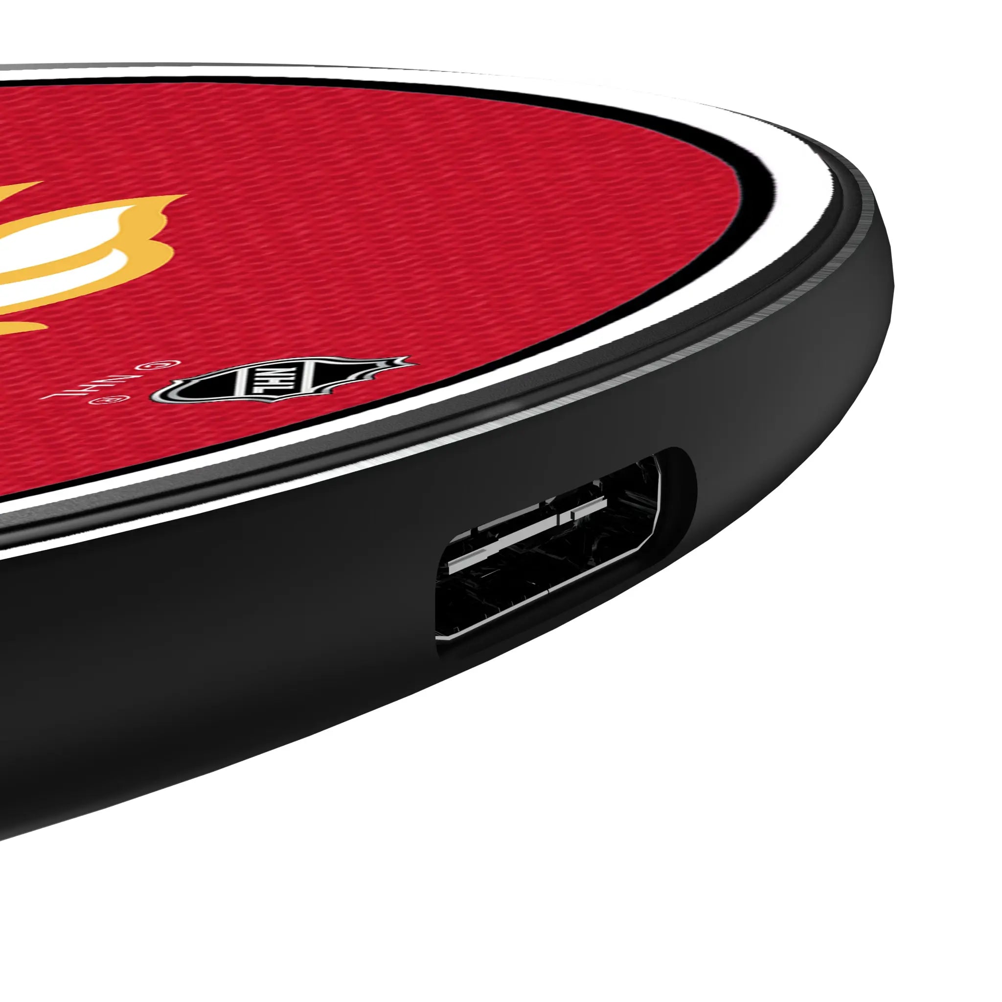 Calgary Flames Stripe 15-Watt Wireless Charger