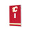 Calgary Flames Stripe Hidden-Screw Light Switch Plate