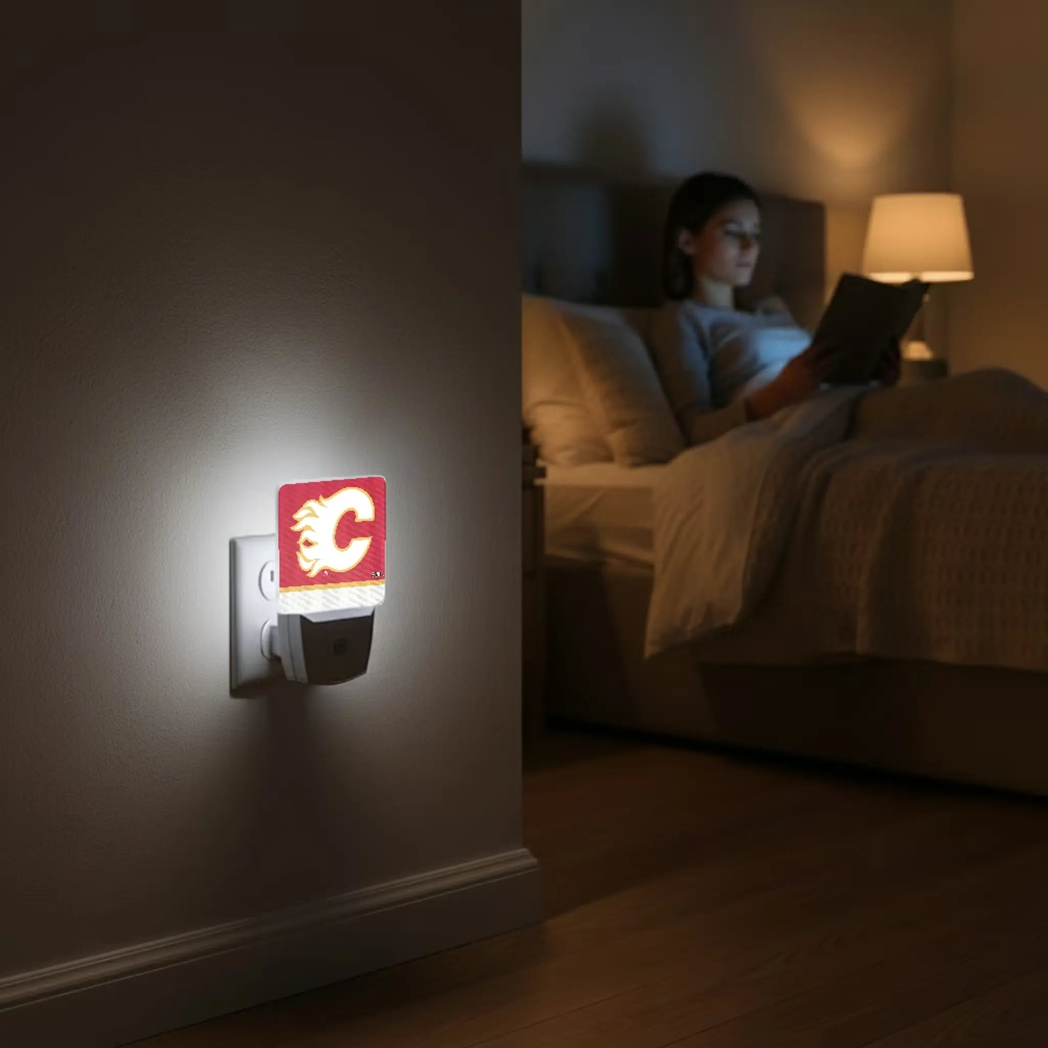Calgary Flames Stripe Night Light 2-Pack