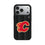 Calgary Flames Text Backdrop MagSafe Compatible Phone Case for Apple iPhone