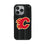 Calgary Flames Text Backdrop MagSafe Compatible Phone Case for Apple iPhone