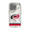 Carolina Hurricanes Ice Stripe Clear Phone Case for Apple iPhone