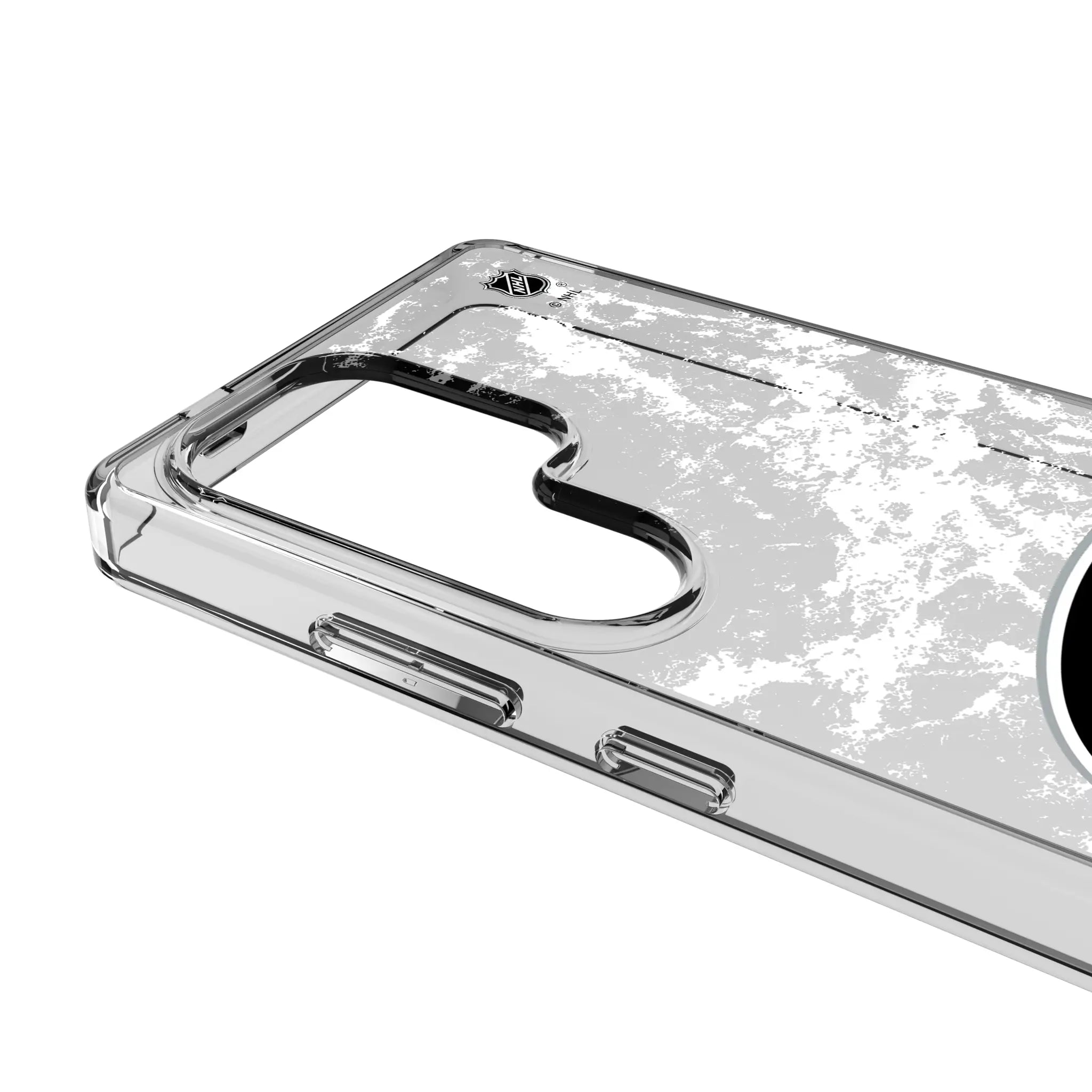 Carolina Hurricanes Ice Stripe Clear Phone Case for Samsung Galaxy