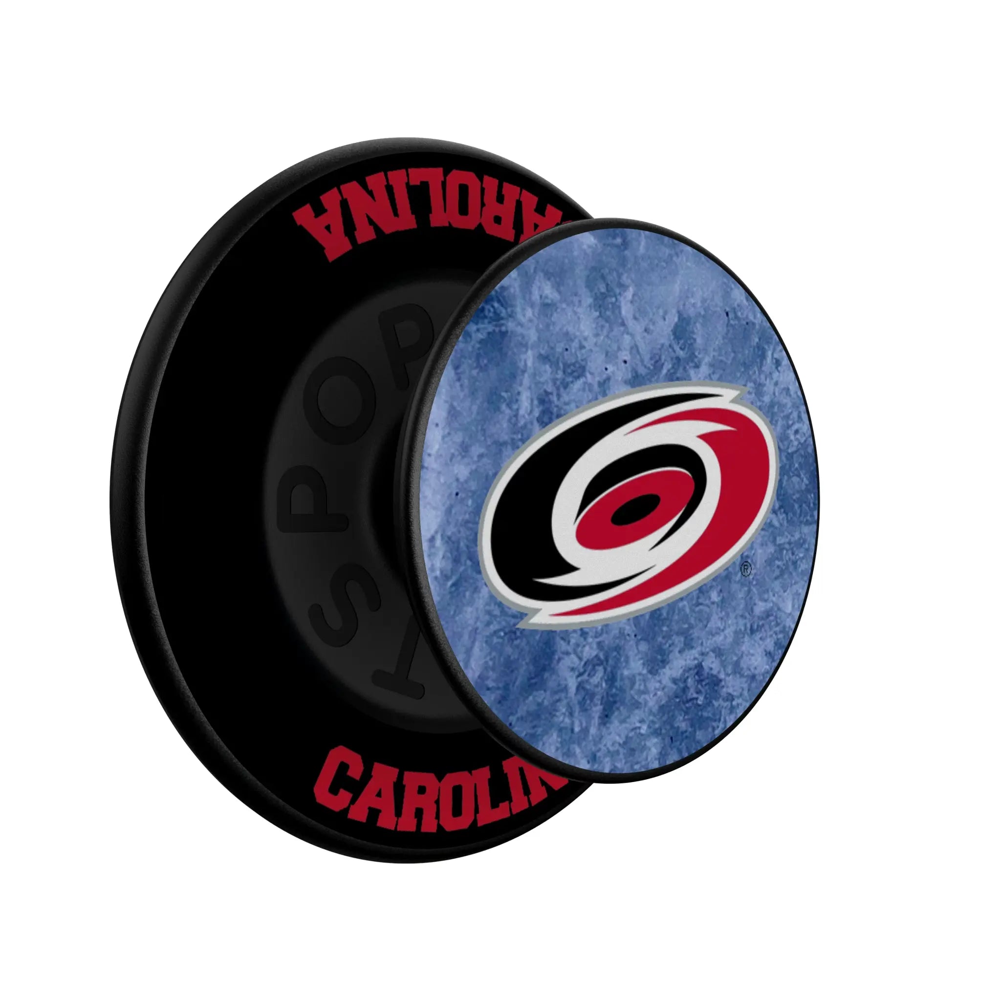Carolina Hurricanes Ice Wordmark PopSockets Magnetic Phone Grip and Stand