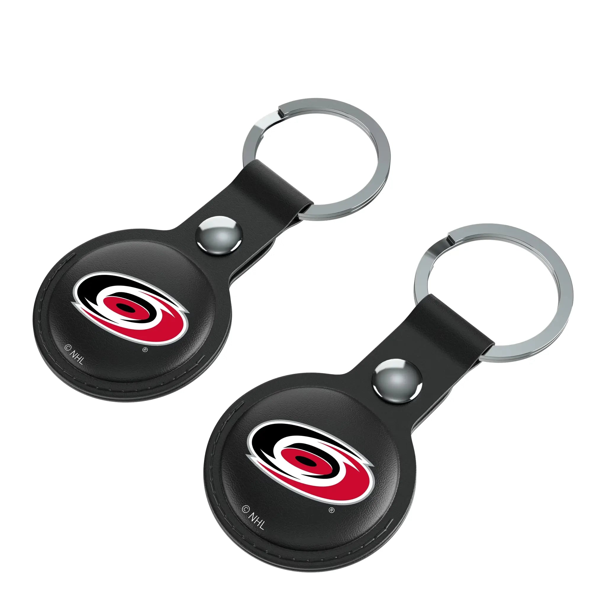 Carolina Hurricanes Insignia Black Airtag Holder 2-Pack