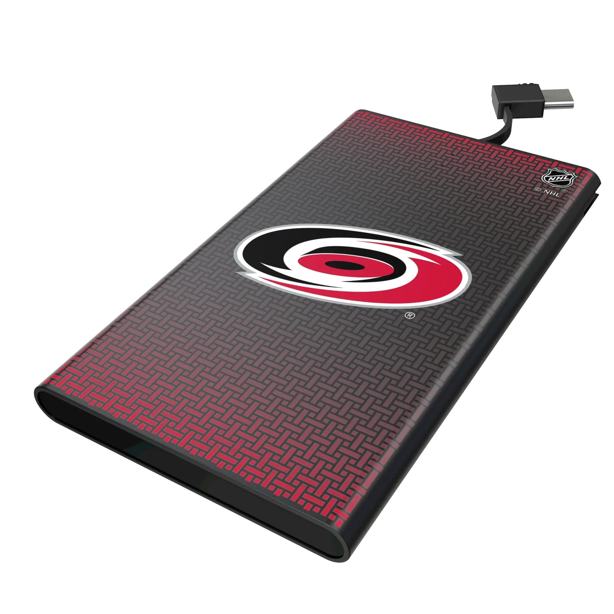 Carolina Hurricanes Linen 5000mAh Flat Powerbank