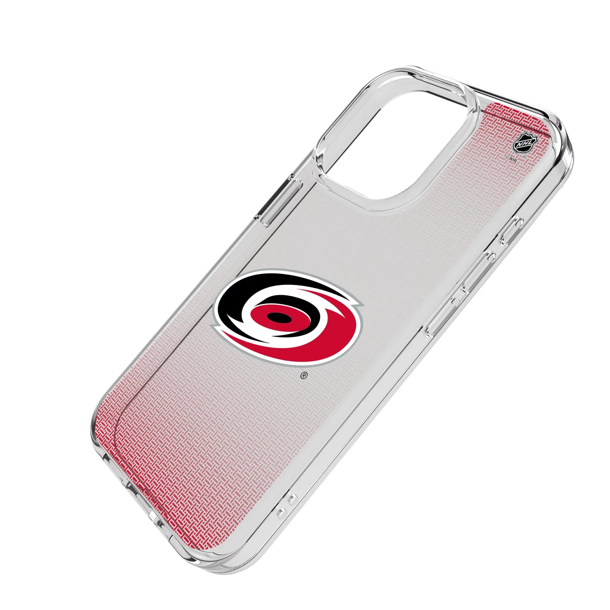 Carolina Hurricanes Linen Clear Phone Case for Apple iPhone