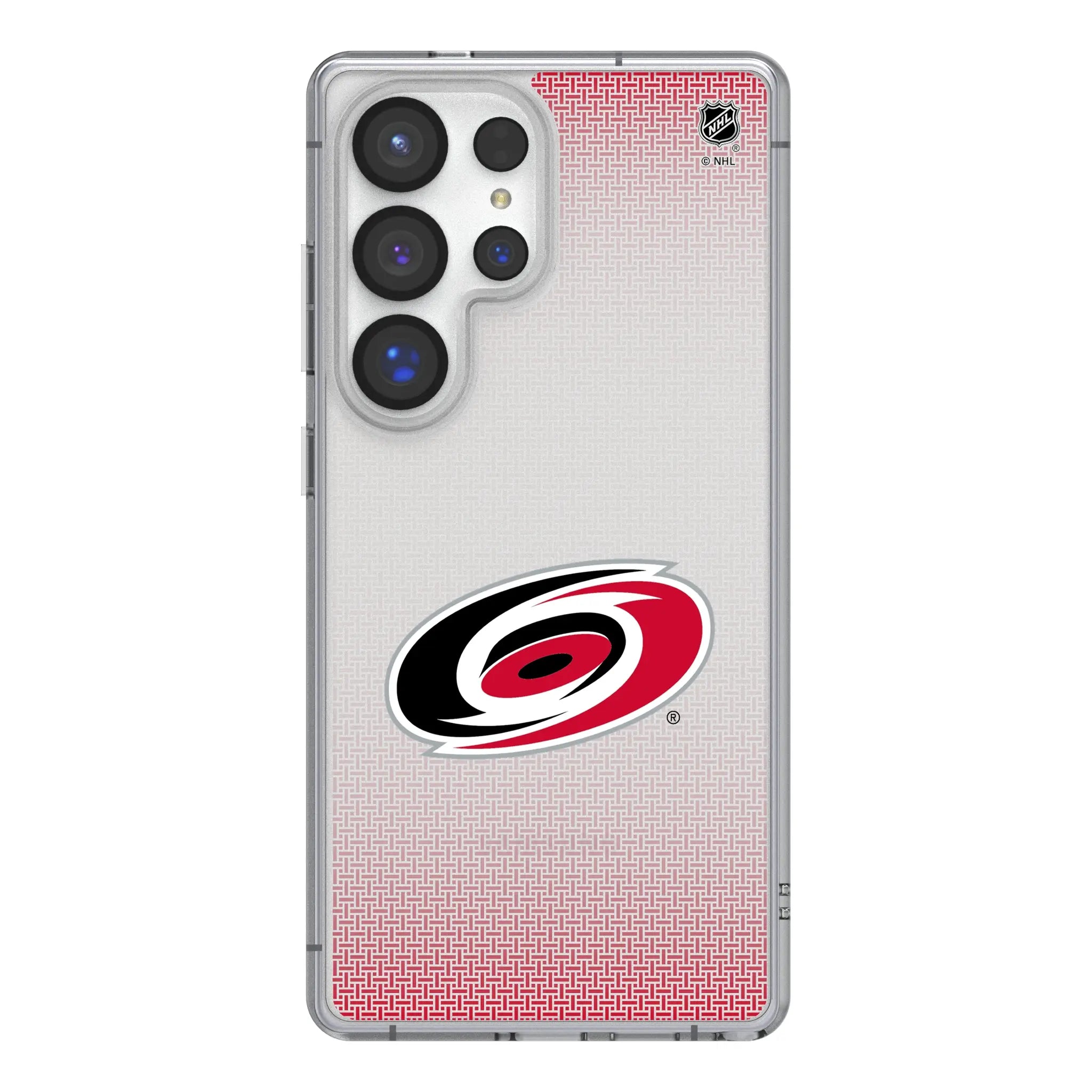 Carolina Hurricanes Linen Clear Phone Case for Samsung Galaxy