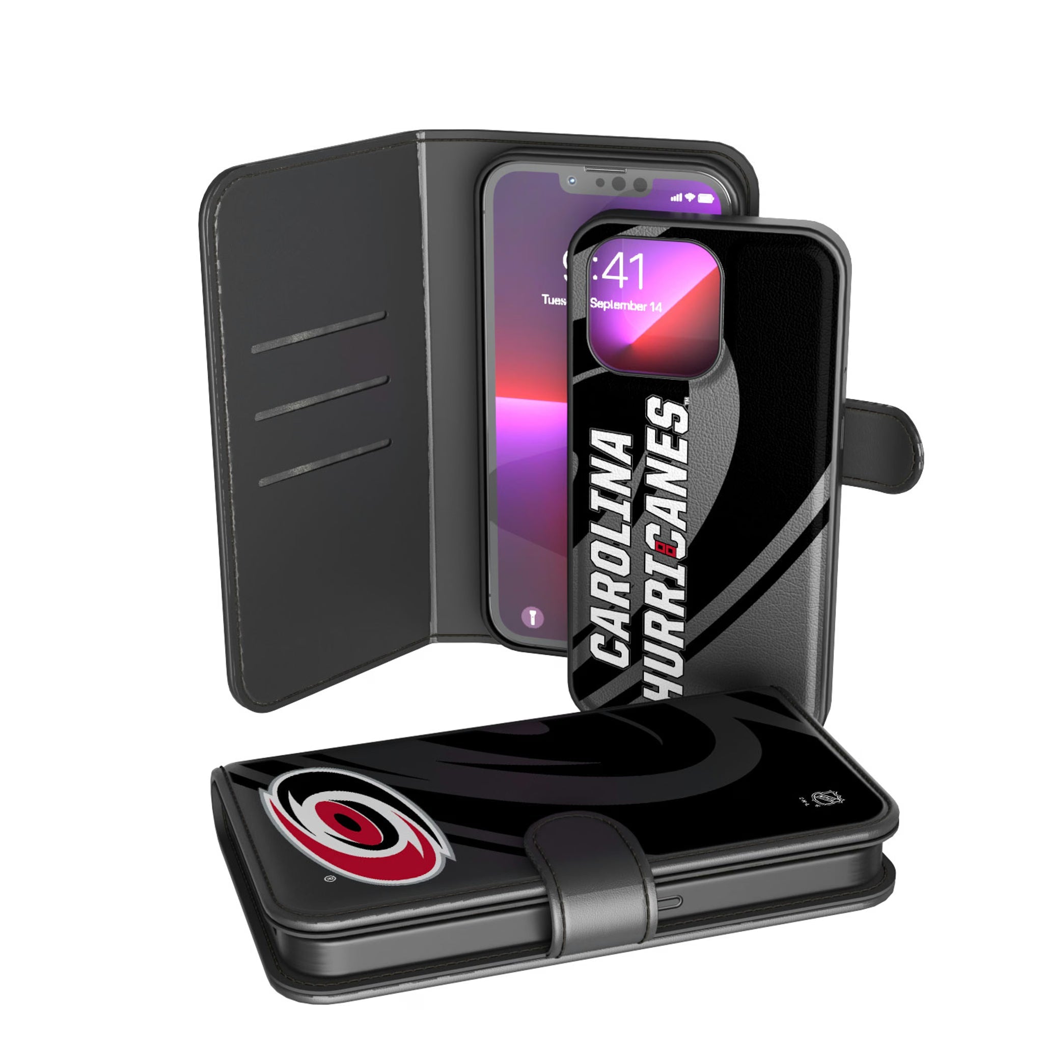 Carolina Hurricanes Tilt Wallet Case - Sports Gifts, Sports Memorabilia, Sports Collectibles, Fan Shop