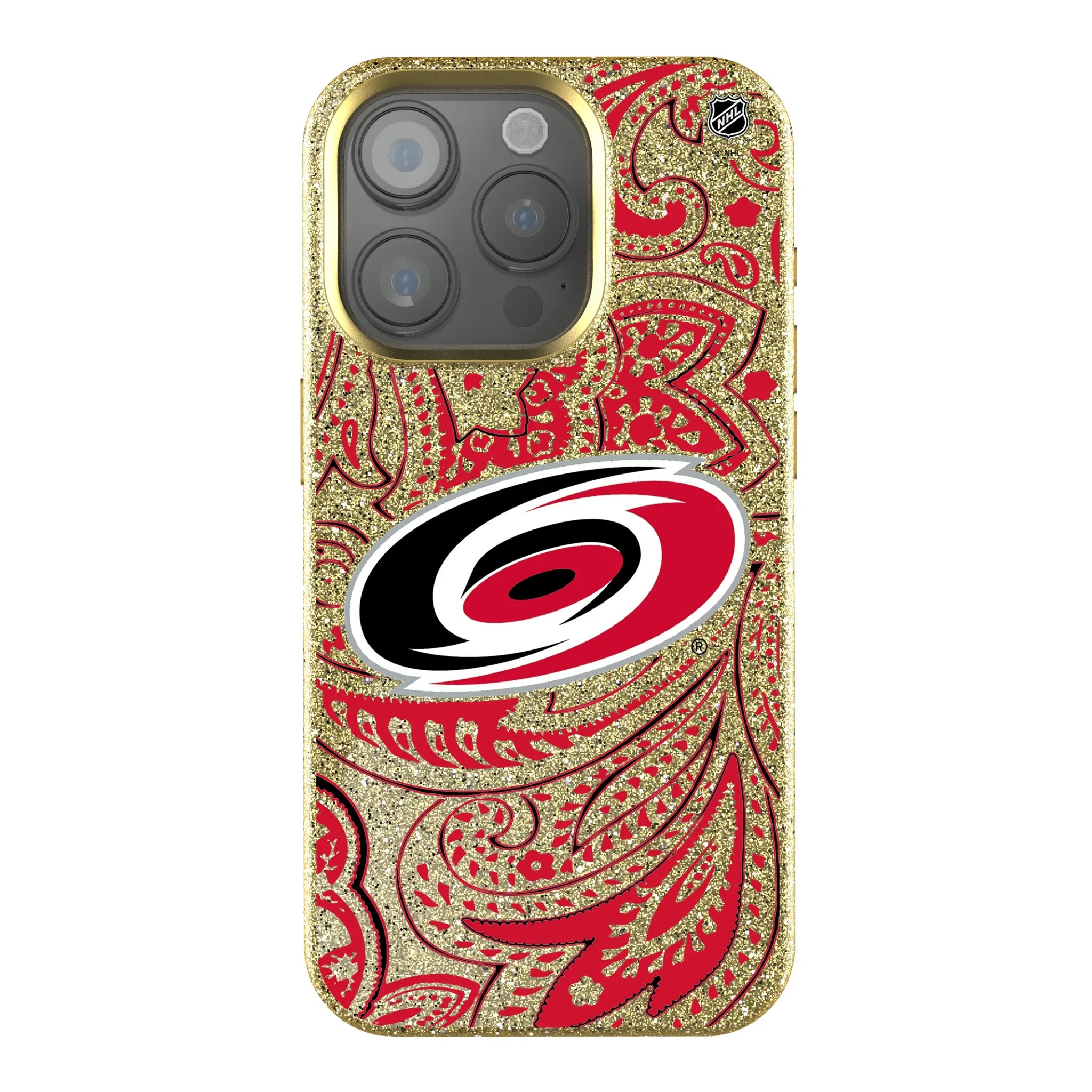 Carolina Hurricanes Paisley Bling Phone Case