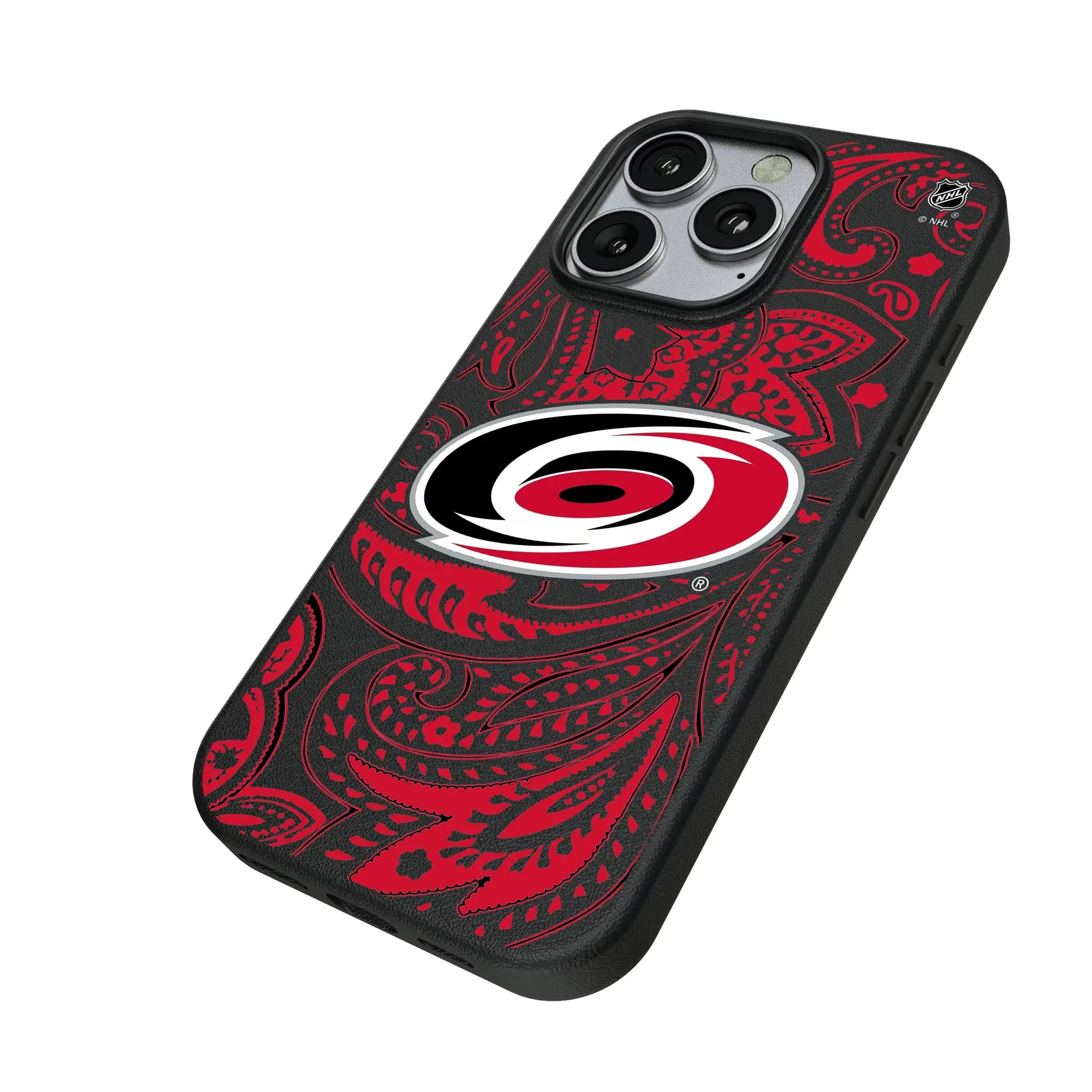 Carolina Hurricanes Paisley MagSafe Compatible Phone Case for Apple iPhone