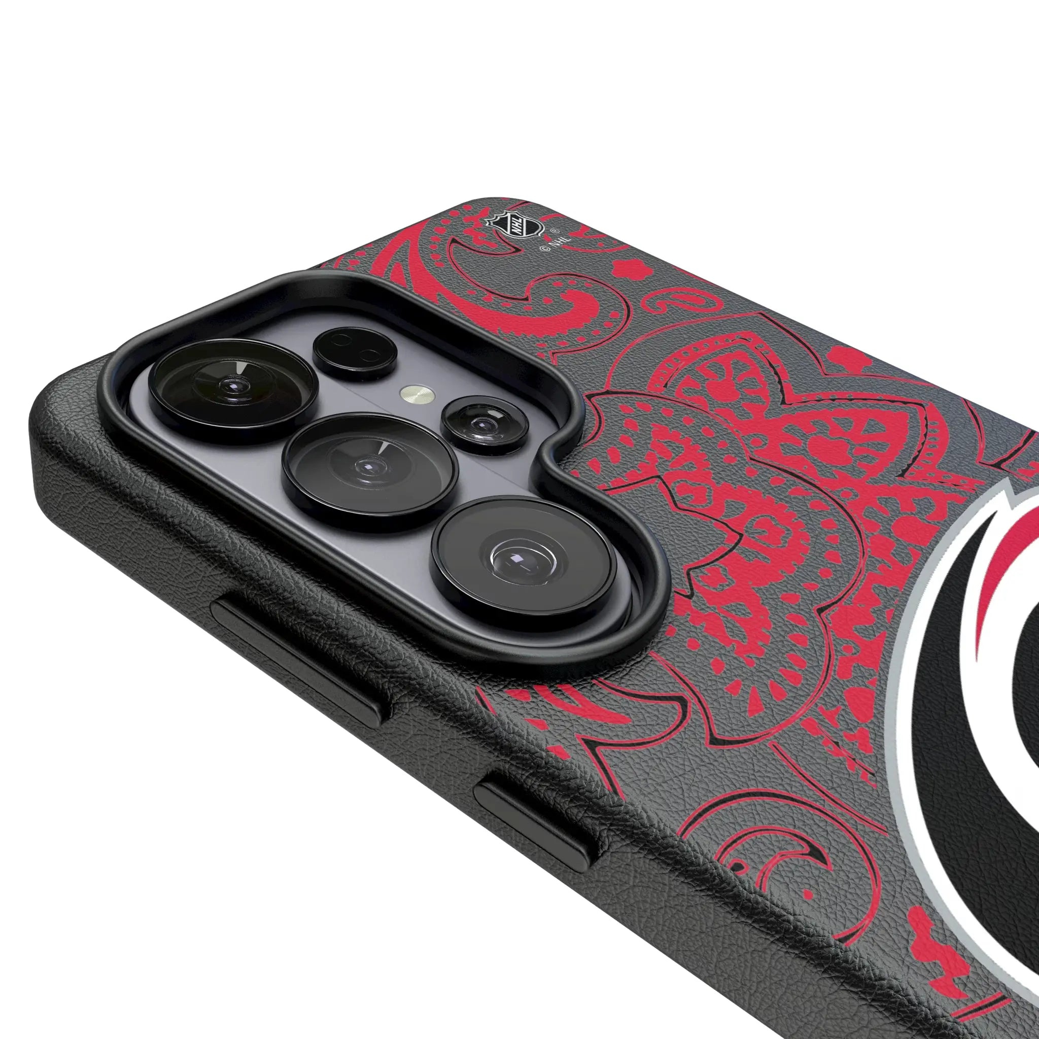Carolina Hurricanes Paisley MagSafe Compatible Phone Case for Samsung Galaxy