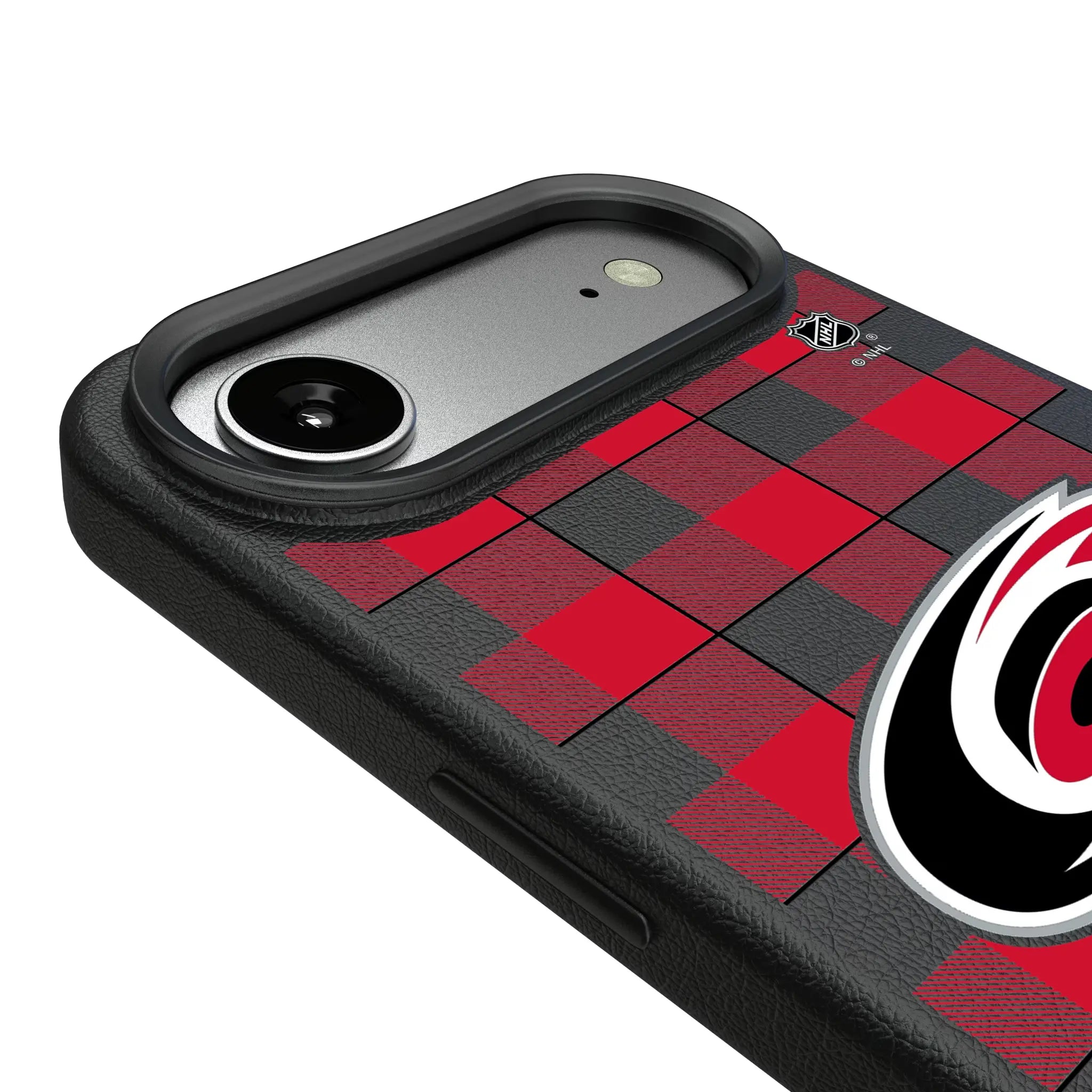Carolina Hurricanes Plaid MagSafe Compatible Phone Case for Apple iPhone
