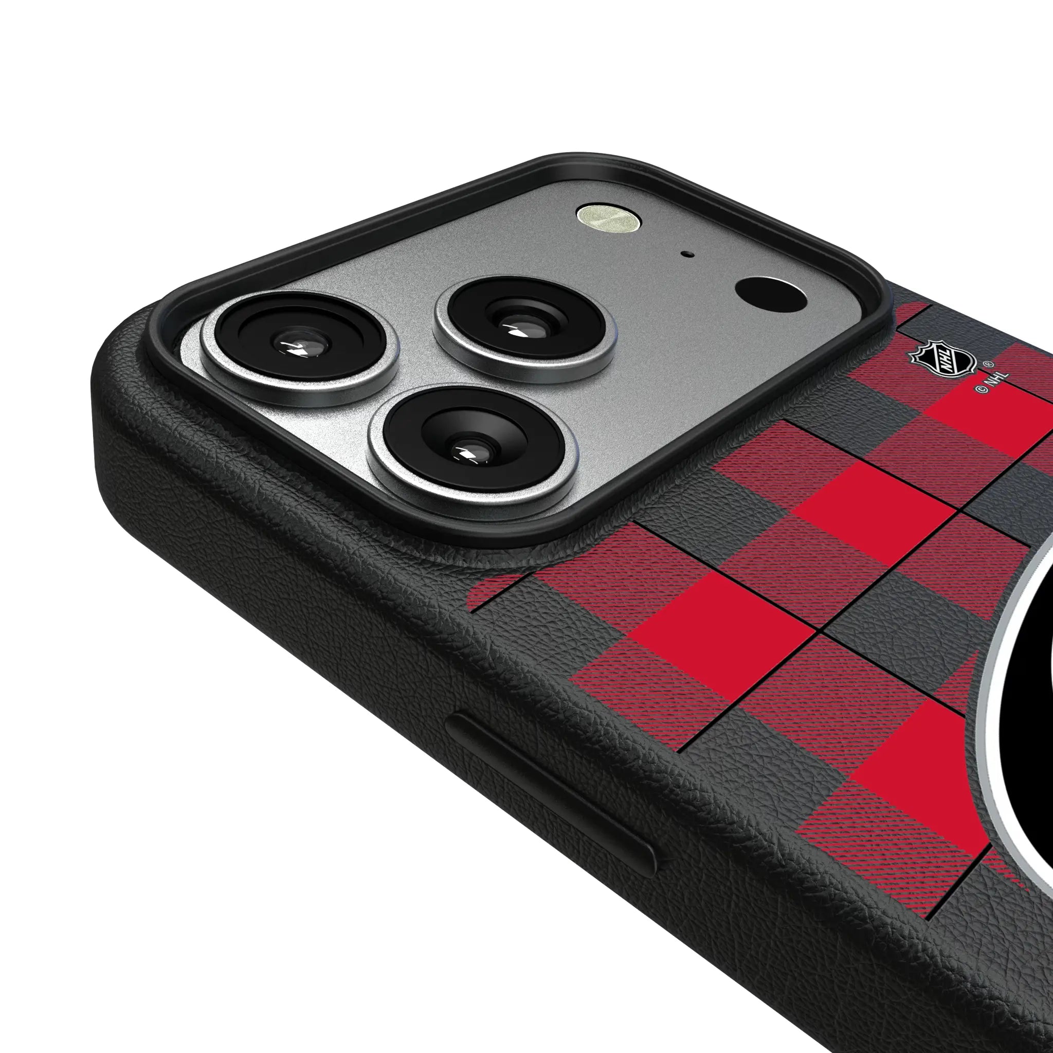 Carolina Hurricanes Plaid MagSafe Compatible Phone Case for Apple iPhone